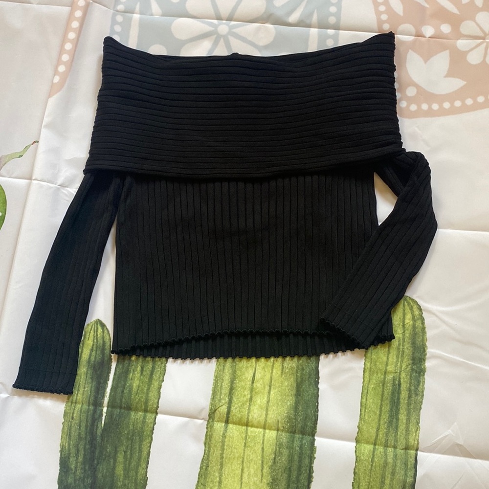 Zara back off the shoulder knit.